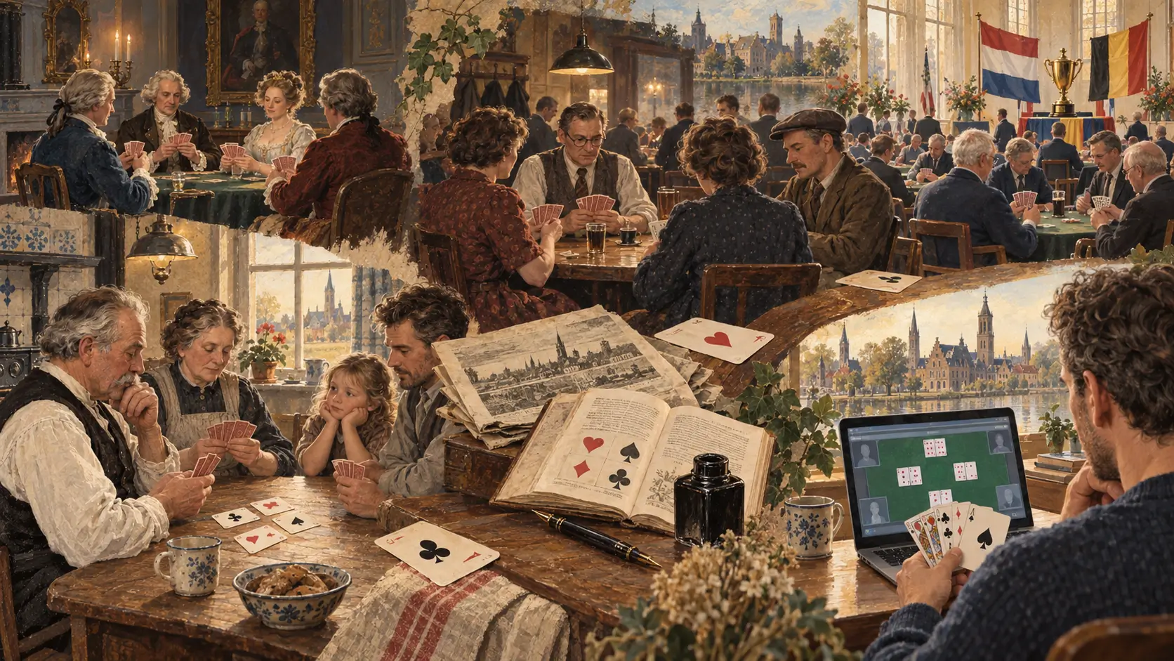 De geschiedenis van het rikken
